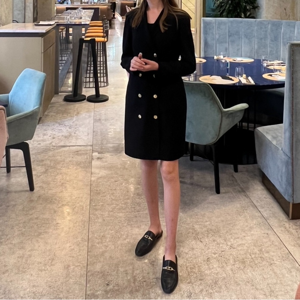 Black jacket dress!